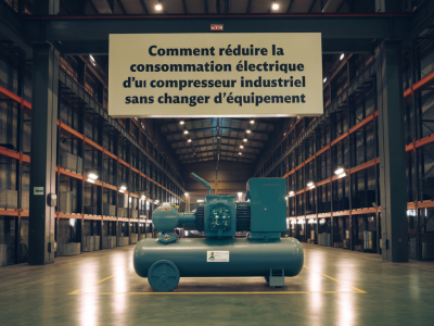 Comment réduire la consommation électrique d'un compresseur industriel sans changer d'équipement
