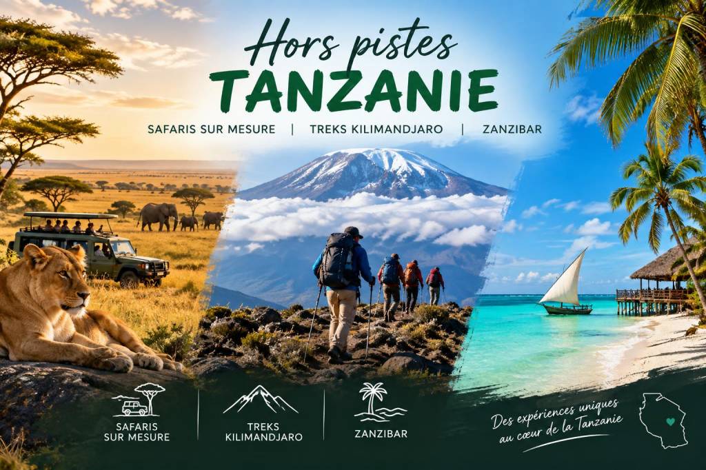 Hors pistes tanzanie: safaris sur mesure, treks kilimandjaro et zanzibar