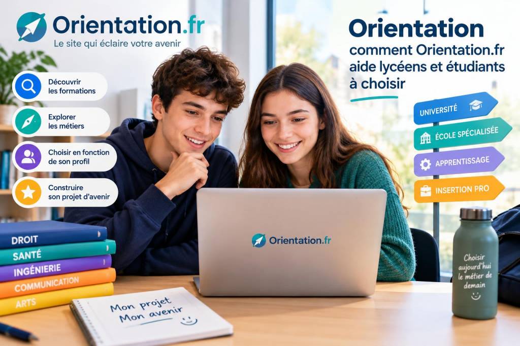 Orientation : comment orientation.fr aide lycéens et étudiants à choisir