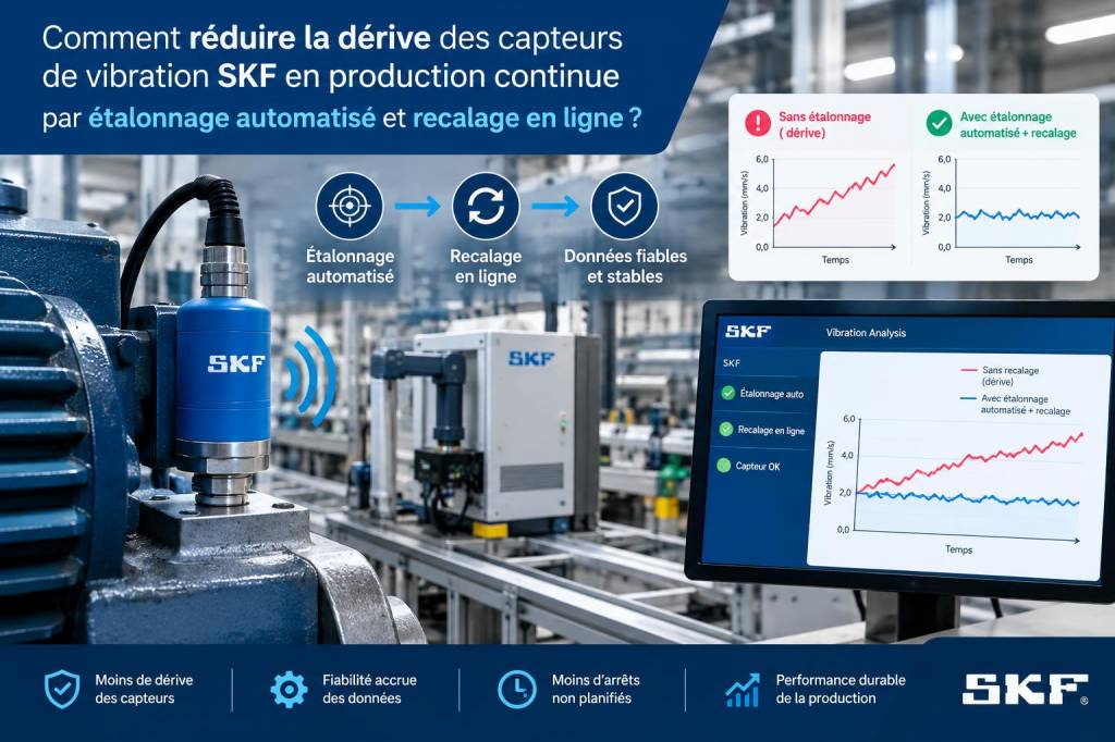 comment réduire la dérive des capteurs de vibration skf en production continue par étalonnage automatisé et recalage en ligne