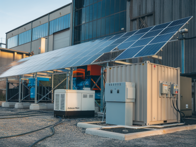 Mettre en place un microgrid hybride sur site industriel avec stockage second‑life : étude de coûts et architecture